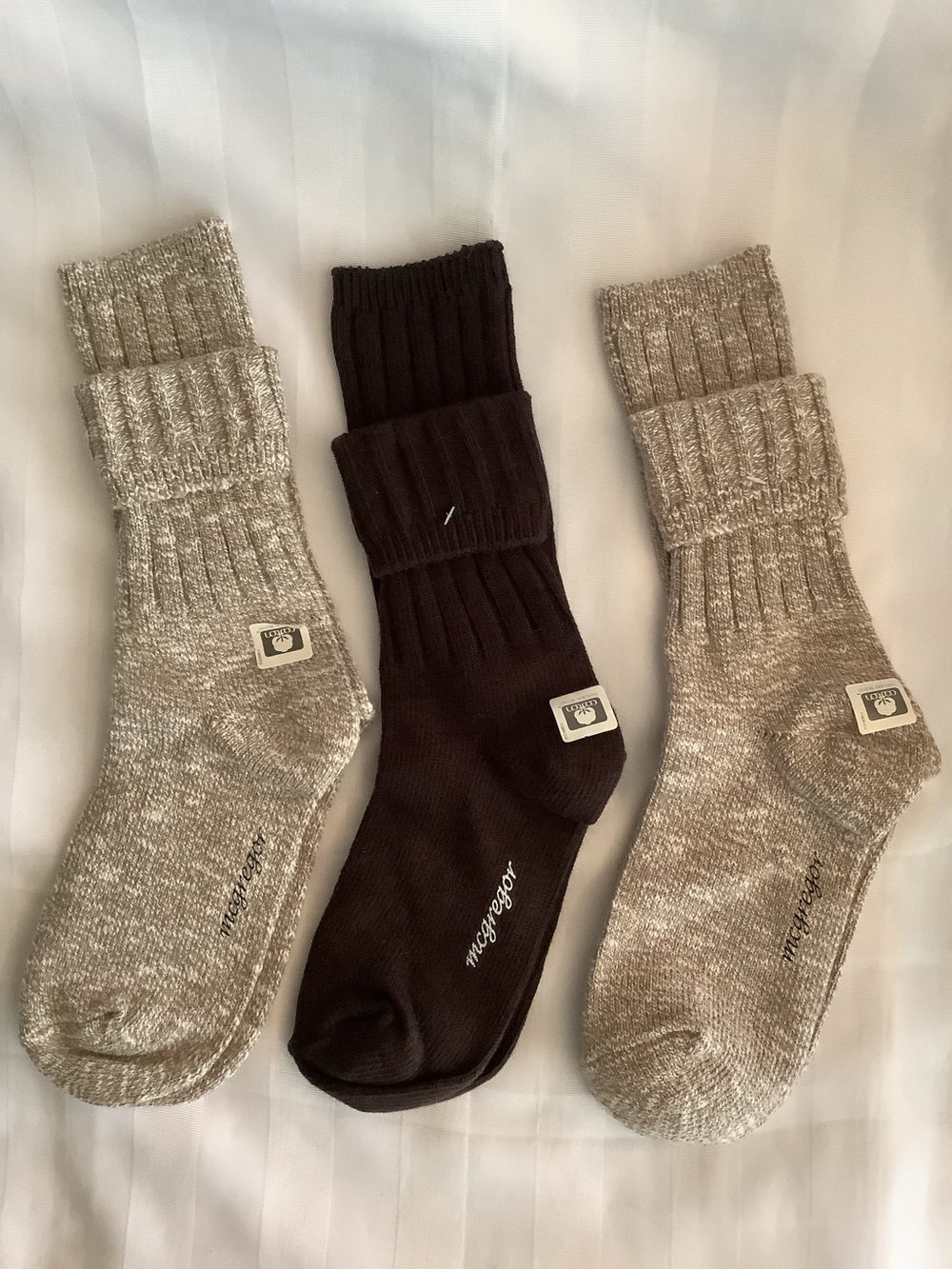 Three Pair McGregor Women’s Socks - NWT - Picture 3 of 8